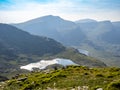 Llyn Bochlwyd lake in Ogwen Valley, Wales Royalty Free Stock Photo