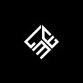 LME letter logo design on black background. LME creative initials letter logo concept. LME letter design Royalty Free Stock Photo