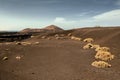 Lndscape of volcanic mountains Timanfaya National Park, Lanzarote, Canary Islands