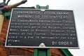 LNER Warning to trespassers Sign