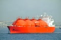 LNG carrier ship for natural gas Royalty Free Stock Photo