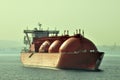 LNG carrier ship for natural gas