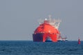 LNG TANKER AT SEA Royalty Free Stock Photo