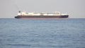LNG Tanker at sea, transporting LNG Royalty Free Stock Photo