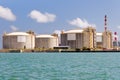 LNG Tanks Royalty Free Stock Photo