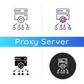 Load balancing icon Royalty Free Stock Photo