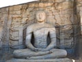 Load Buddha Statue in Galviharaya, Polonnaruwa, Sri Lanka Royalty Free Stock Photo