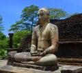 Load Buddha statue in Polonnaruwa vatadage, Sri Lanka Royalty Free Stock Photo