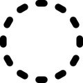 Load buffer circle icon. Loading circle. Buffer preloader symbol upload page. Download loader vector sign