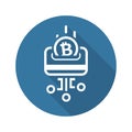 Load Card with Bitcoin Icon.