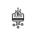 Load Card with Bitcoin Icon.