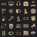 Load icons set, simple style