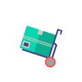 Load Trolley icon. Simple element from port collection. Creative Load Trolley icon for web design, templates, infographics and