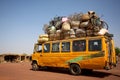 Loaded African min van Royalty Free Stock Photo