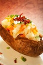 Loaded Baked Potato Royalty Free Stock Photo