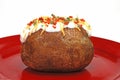 Loaded Baked Potato Royalty Free Stock Photo