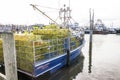 Loaded lobster boat Intimidator Royalty Free Stock Photo