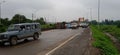 Loaded Truck Overturned on Agra Mumbai National at Indore Bypass Road