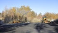 Loader in coal yard, adobe rgb