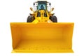 Loader excavator construction machinery equipment isolated with