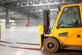 Loader in modern storehouse Royalty Free Stock Photo
