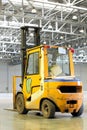 Loader in modern storehouse Royalty Free Stock Photo