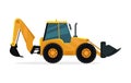 Loader Vector Illustration in Flat Design Royalty Free Stock Photo