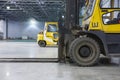Loaders in modern storehouse Royalty Free Stock Photo