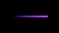 Loading bar icon with dots, symbol in outline flat style, 3d render background, computer generating Royalty Free Stock Photo