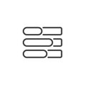 Loading Bar Progress line icon