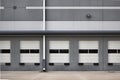 Loading Bay Doors Royalty Free Stock Photo