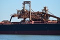 Loading Berthed Iron Ore Ship Port Hedland Western Australia Royalty Free Stock Photo