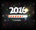 2016 loading Royalty Free Stock Photo