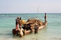 Loading the Boat. Zanzibar.