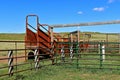 Loading chute at a western corral