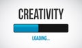 Loading creative illustration design