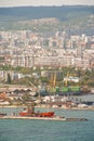 Loading dock cargo port of Varna in Bulgaria
