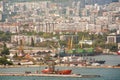 Loading dock cargo port of Varna in Bulgaria