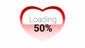 In Loading heart 50 percent