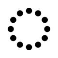 Loading icon. Download or upload loading icon vector Royalty Free Stock Photo