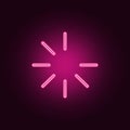 Loading icon. Elements of Web in neon style icons. Simple icon for websites, web design, mobile app, info graphics Royalty Free Stock Photo