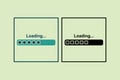 Loading icon. icon related to UI elements. suitable for web site, app, user interfaces,element, printable etc. solid icon style. Royalty Free Stock Photo