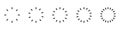 Loading icon set. Preloaders collection. Downloading progress. Vector graphic