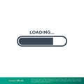 Loading Icon Vector Logo Template Illustration Design EPS 10 Royalty Free Stock Photo