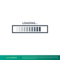 Loading Icon Vector Logo Template Illustration Design EPS 10 Royalty Free Stock Photo