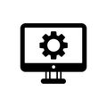 Loading icon vector. Update system illustration sign. Concept of upgrade application progress symbol or logo.