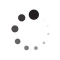 Loading icon on white background. loading sign. Royalty Free Stock Photo