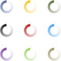 Loading Indicators Set 9 Colors - v1