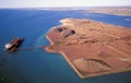 Loading iron ore at Dampier. Royalty Free Stock Photo