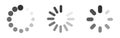 Loading Line Vector Collection - Load Vector Icon, Load Symbols, Loading, Loader - Vector Illustration. Royalty Free Stock Photo